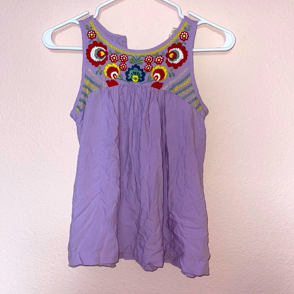Girls purple tank
